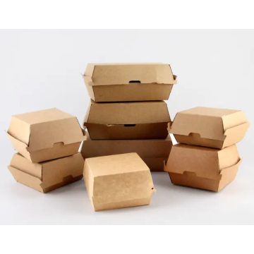 Wegwerp kartonnen clamshell Food Box